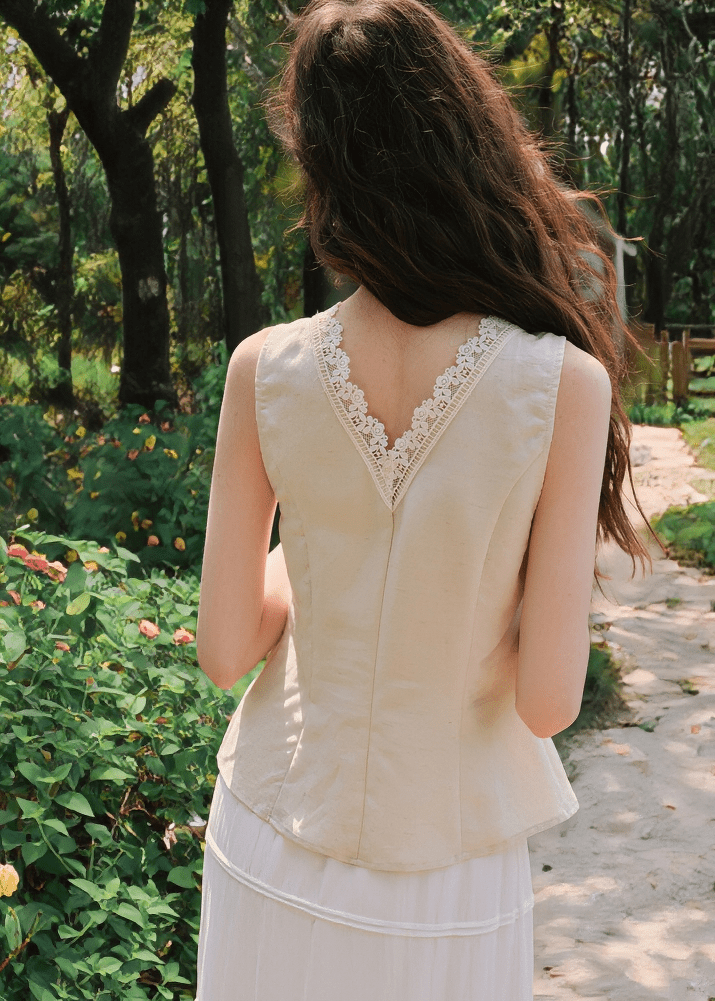 HERITAGE LACE - UP BUSTIER TOP - Vera Lumina