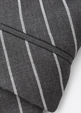 highend oblique stripe shaped suit jacket - Vera Lumina