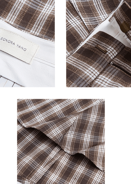 KINETIC PLAID SKIRT - Vera Lumina