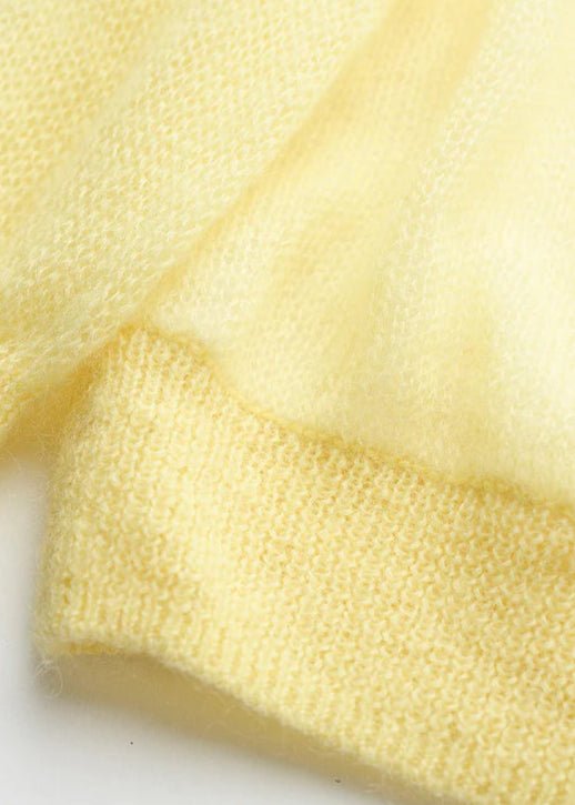 Knitted Jumper Wool Mohair pullover - Vera Lumina