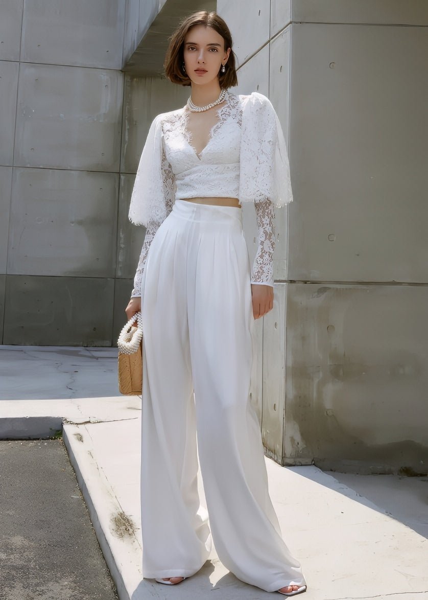lace high waist skirt - Vera Lumina