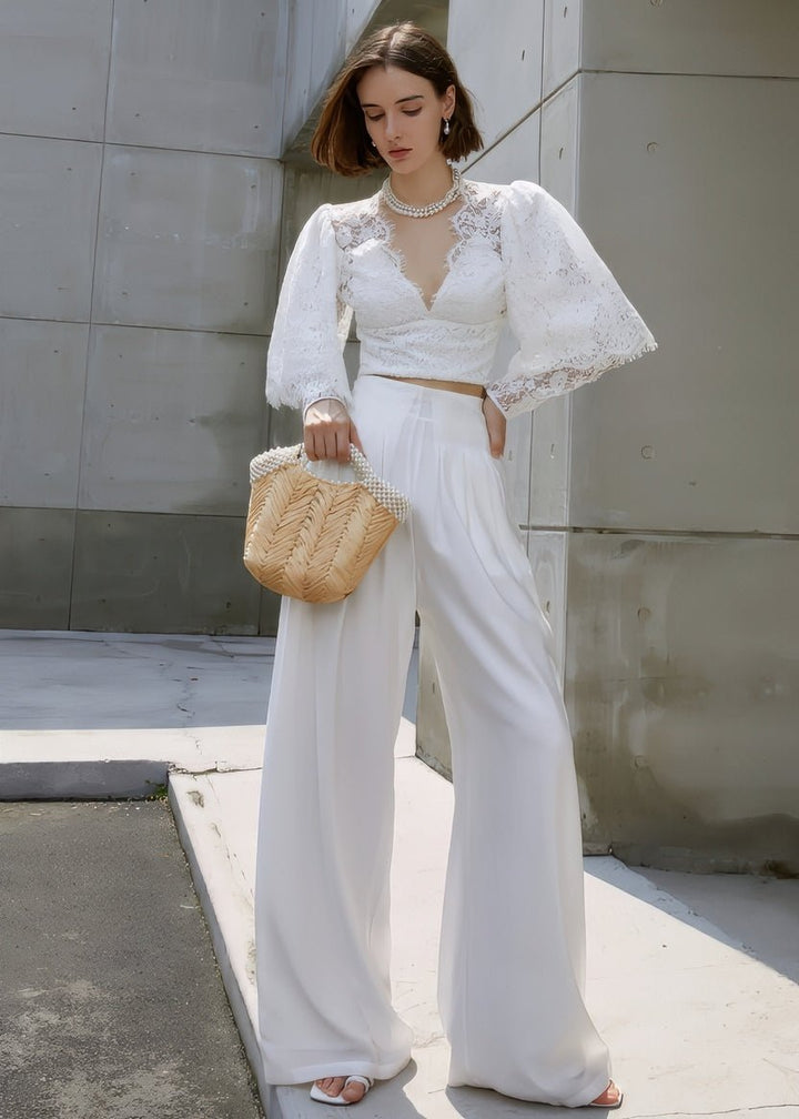 lace high waist skirt - Vera Lumina