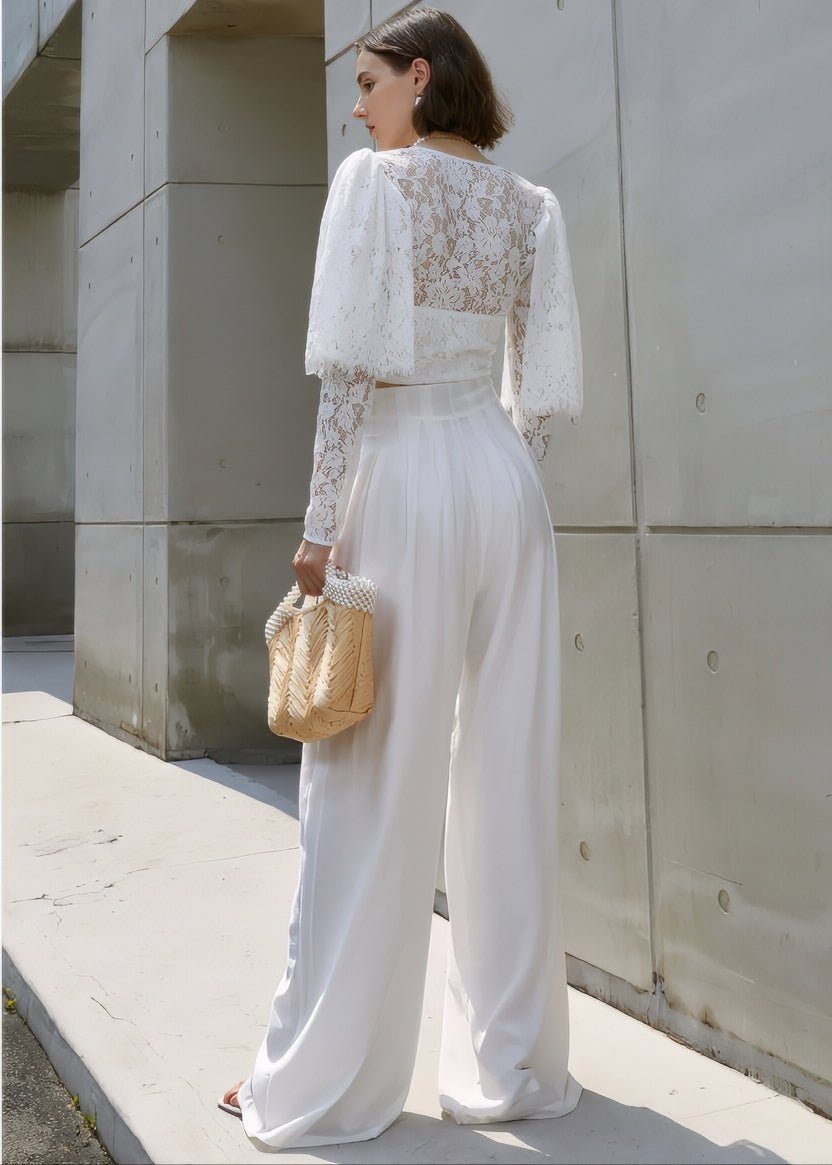 lace high waist skirt - Vera Lumina