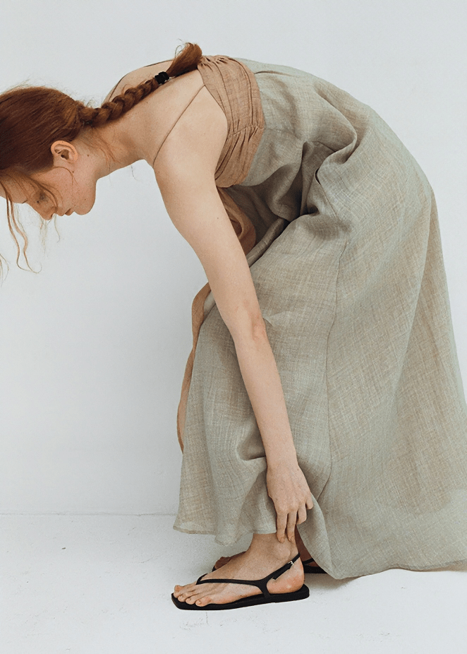 LAYERED PANEL CAMISOLE DRESS - Vera Lumina