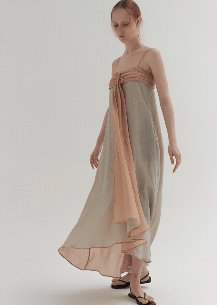 LAYERED PANEL CAMISOLE DRESS - Vera Lumina