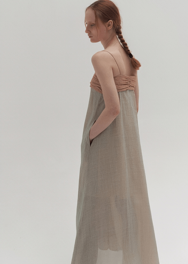 LAYERED PANEL CAMISOLE DRESS - Vera Lumina