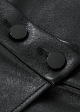 leather short dress - Vera Lumina
