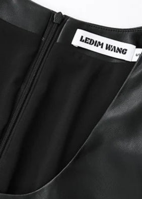 leather short dress - Vera Lumina