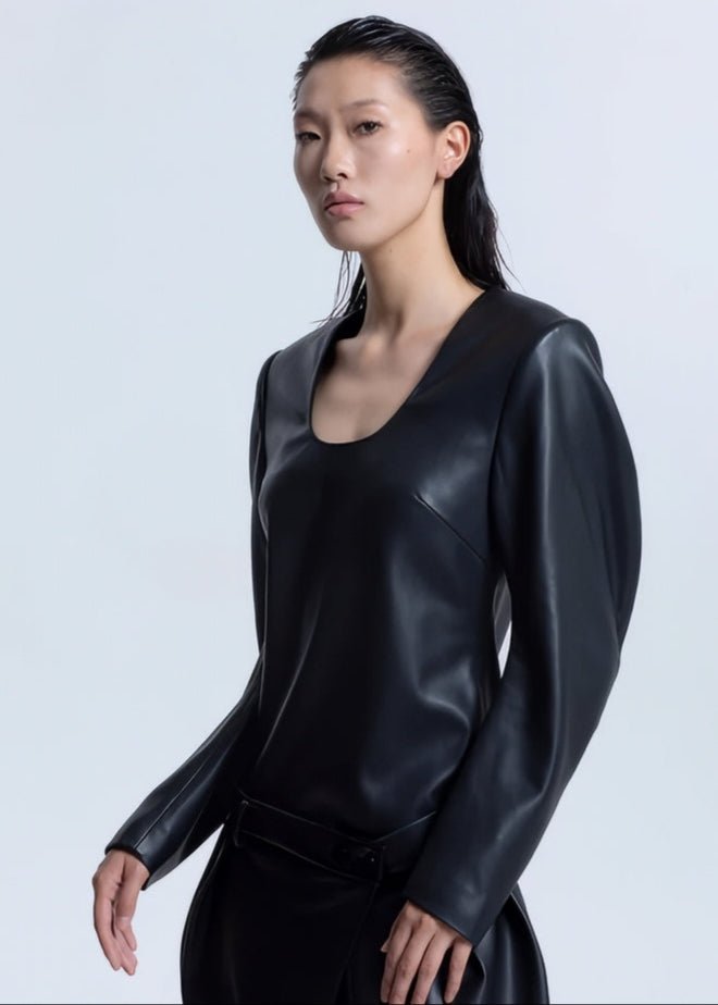leather short dress - Vera Lumina