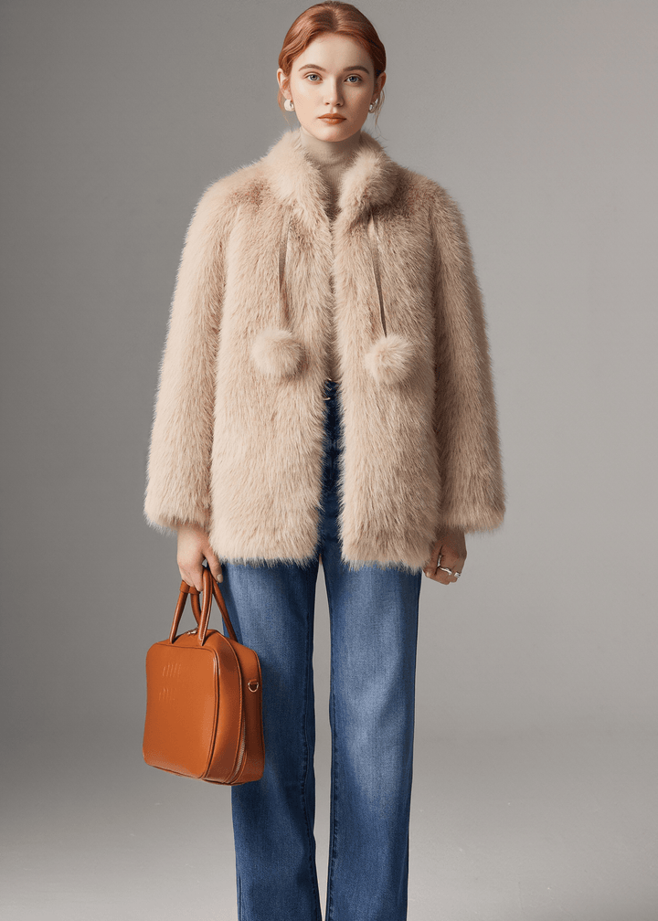 LUMINOUS FUR JACKET - Vera Lumina