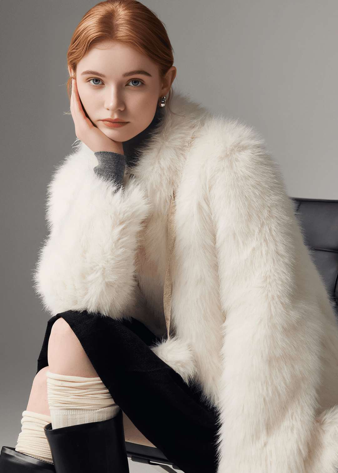 LUMINOUS FUR JACKET - Vera Lumina