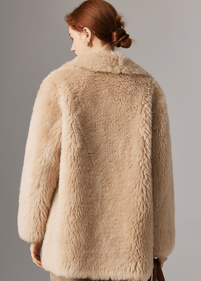 LUXE SHEARLING COAT - Vera Lumina