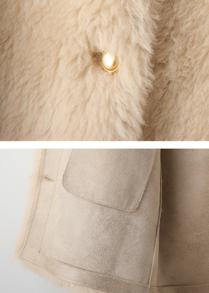 LUXE SHEARLING COAT - Vera Lumina