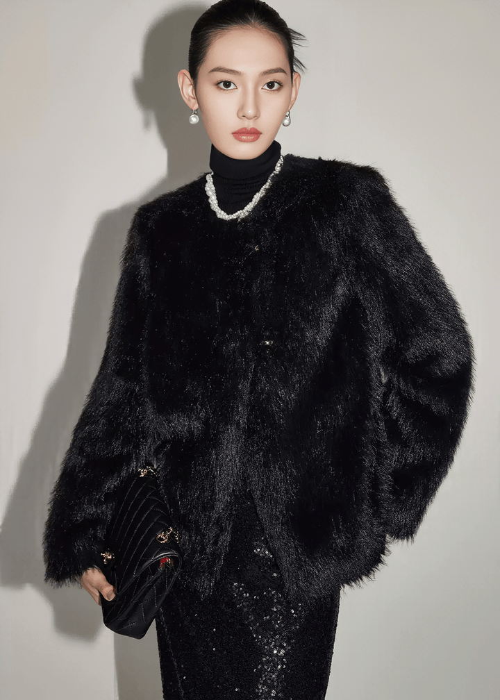 LUXE TEXTURAL STATEMENT JACKET - Vera Lumina