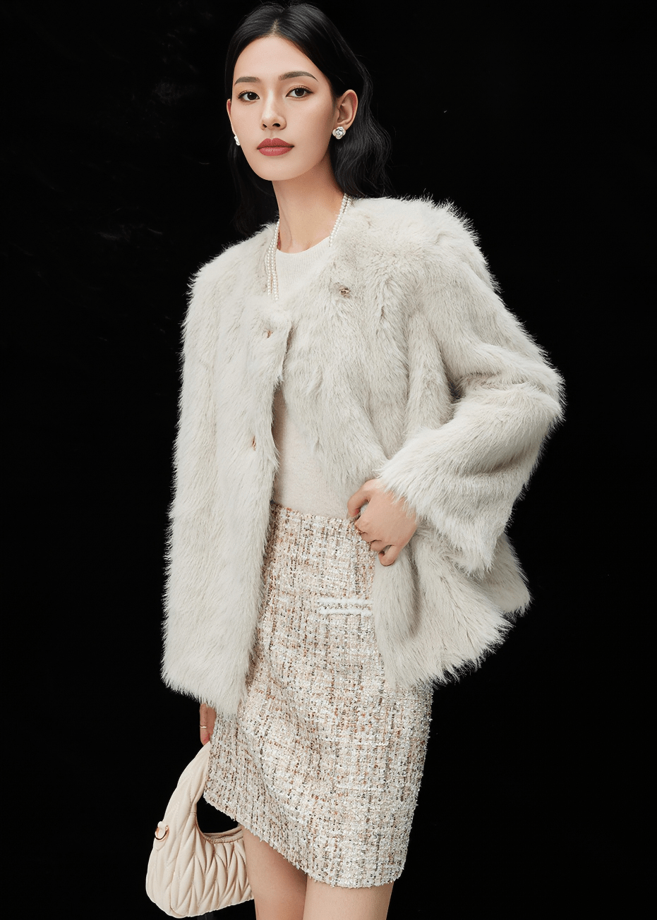 LUXE TEXTURAL STATEMENT JACKET - Vera Lumina