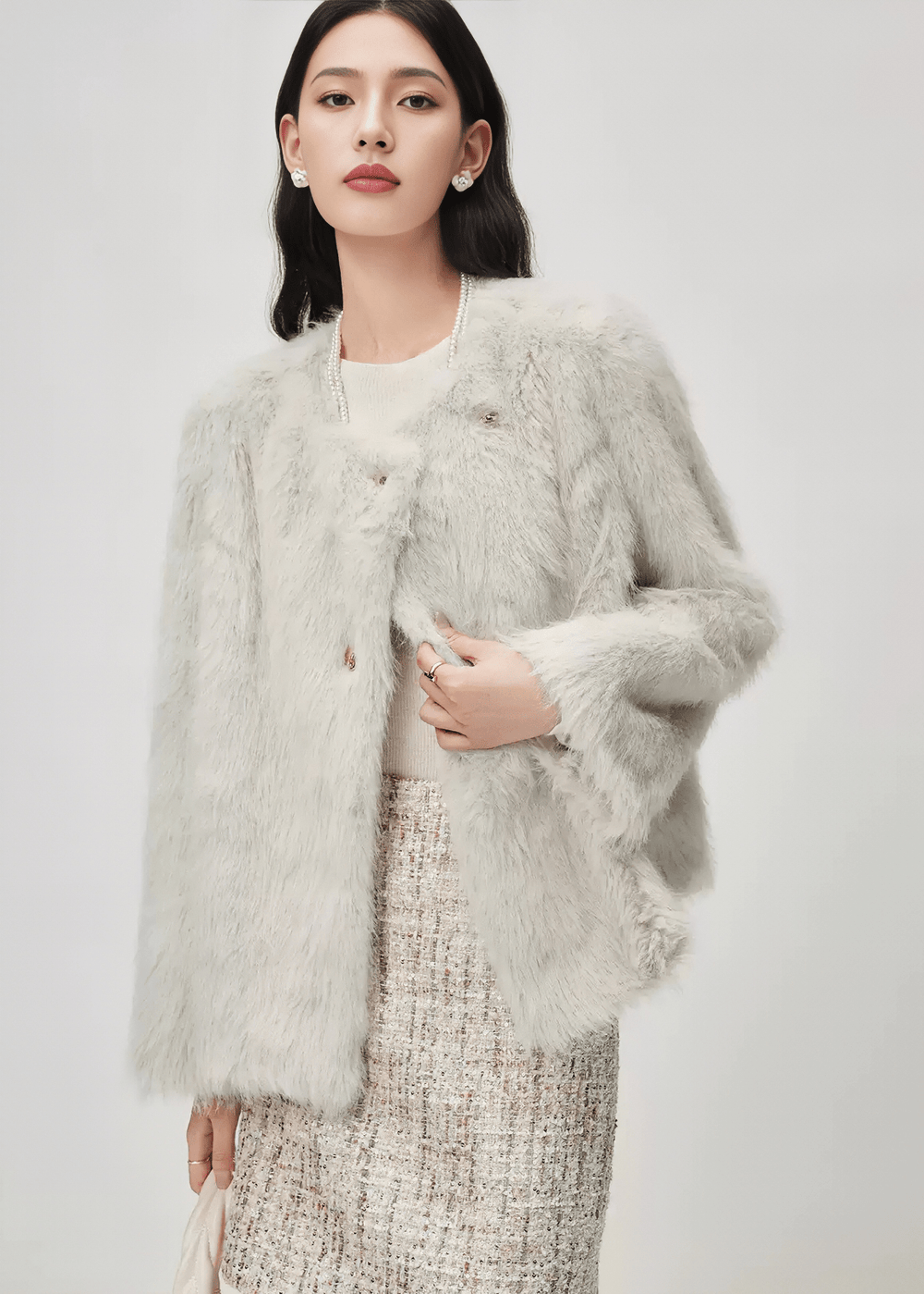 LUXE TEXTURAL STATEMENT JACKET - Vera Lumina