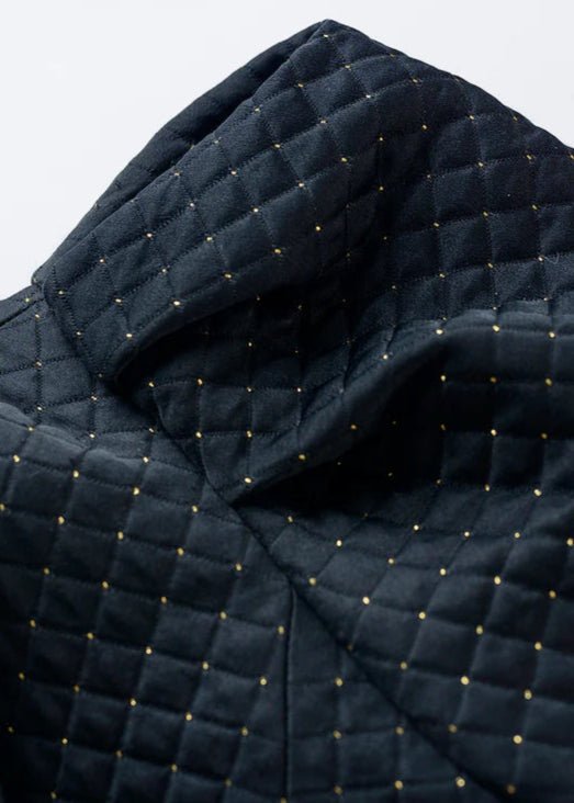 luxury elegant black gold party coat - Vera Lumina