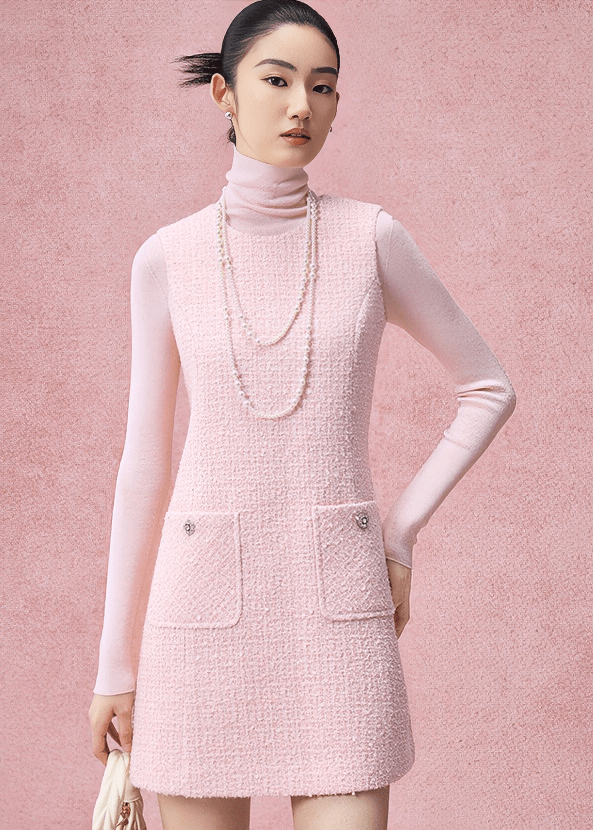 MANHATTAN TWEED DRESS - Vera Lumina