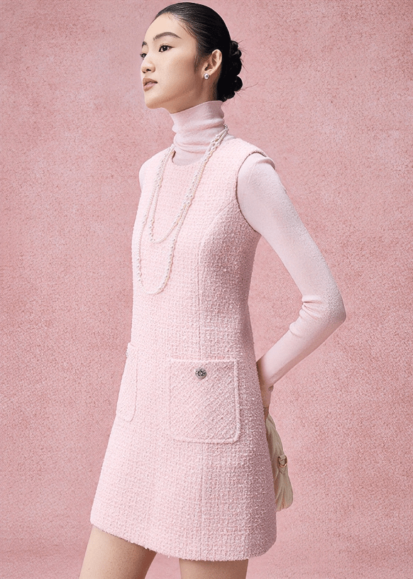 MANHATTAN TWEED DRESS - Vera Lumina