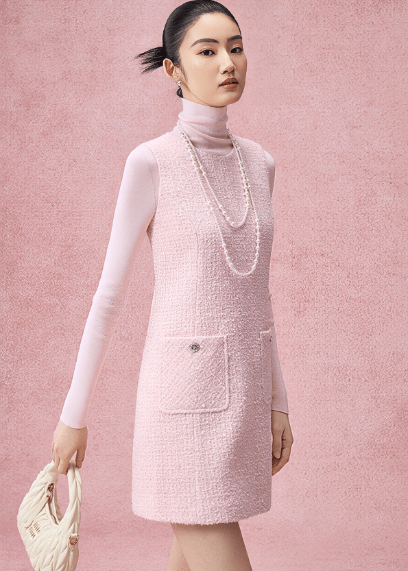 MANHATTAN TWEED DRESS - Vera Lumina