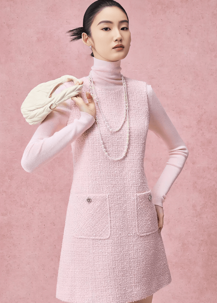 MANHATTAN TWEED DRESS - Vera Lumina