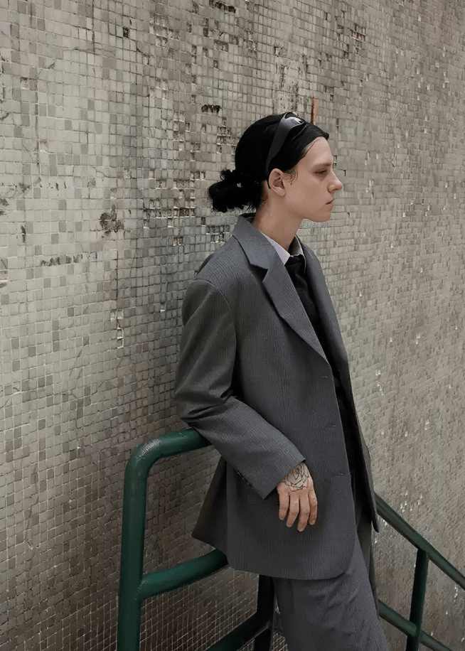 MERIDIAN STRIPE BLAZER - Vera Lumina
