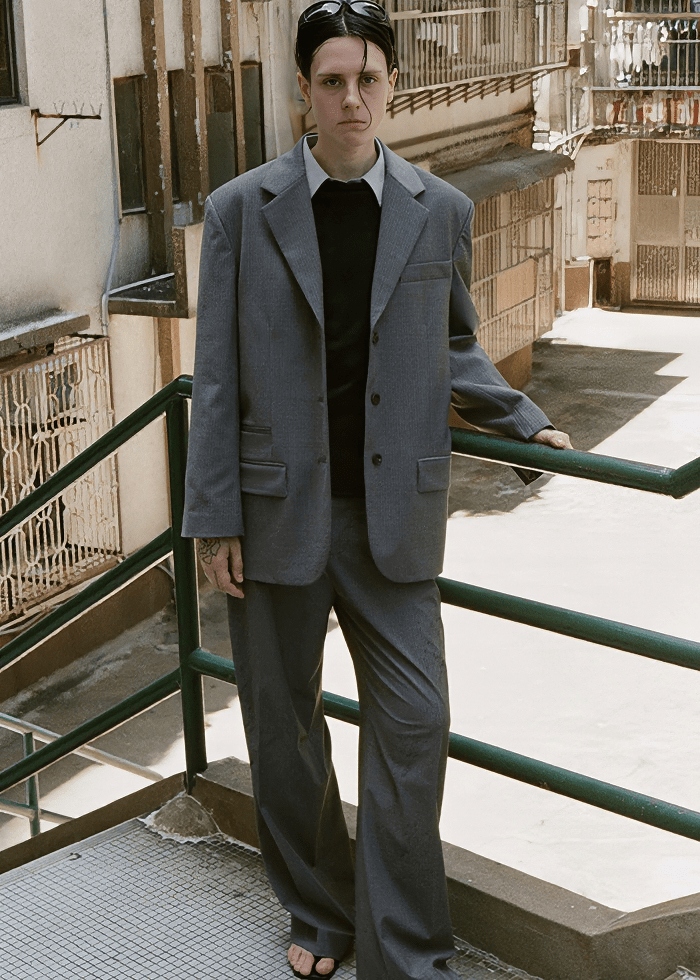 MERIDIAN STRIPE BLAZER - Vera Lumina