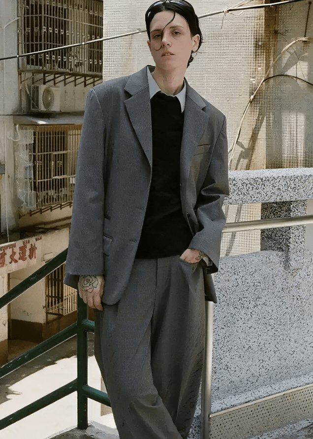 MERIDIAN STRIPE BLAZER - Vera Lumina