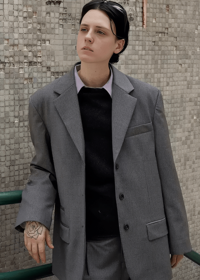 MERIDIAN STRIPE BLAZER - Vera Lumina