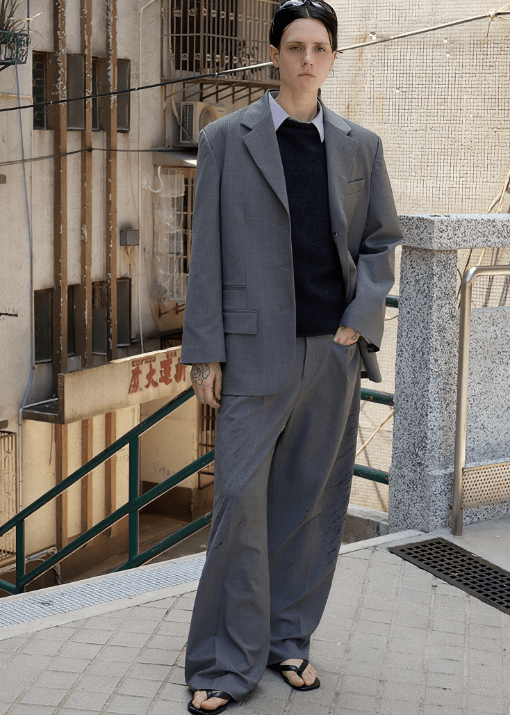 MERIDIAN STRIPE BLAZER - Vera Lumina