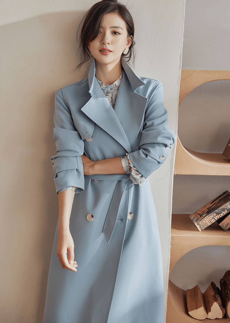METROPOLITAN LONGLINE TRENCH COAT - Vera Lumina