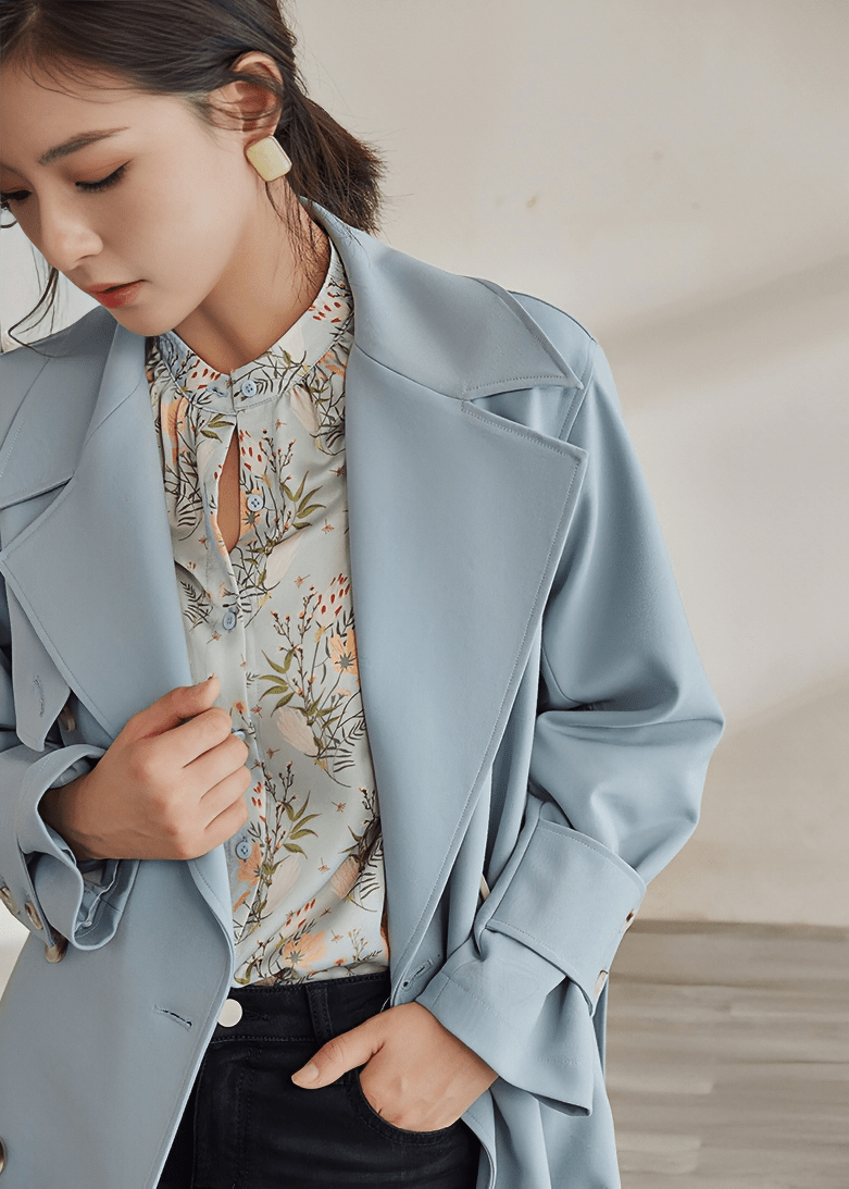 METROPOLITAN LONGLINE TRENCH COAT - Vera Lumina