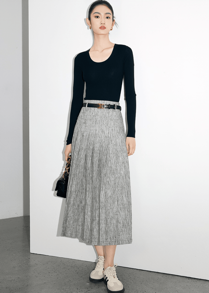 METROPOLITAN PLEAT SKIRT - Vera Lumina