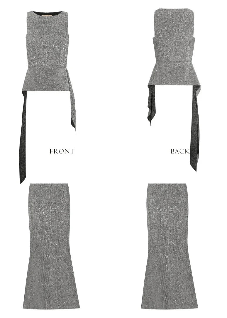 micro - bouncing tops & skirt - Vera Lumina