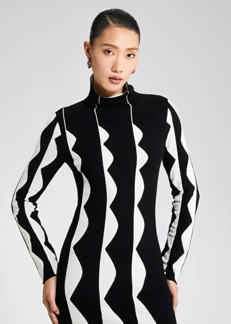 MIDI Short knit dress - Vera Lumina