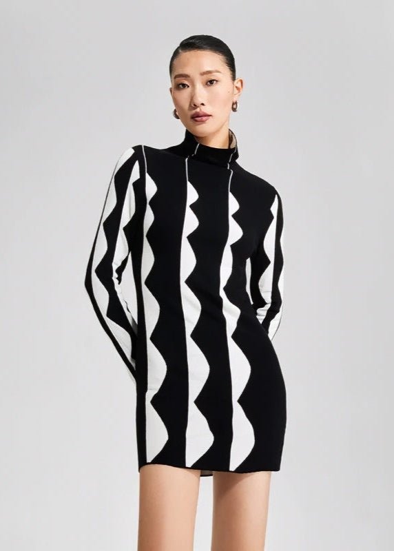 MIDI Short knit dress - Vera Lumina