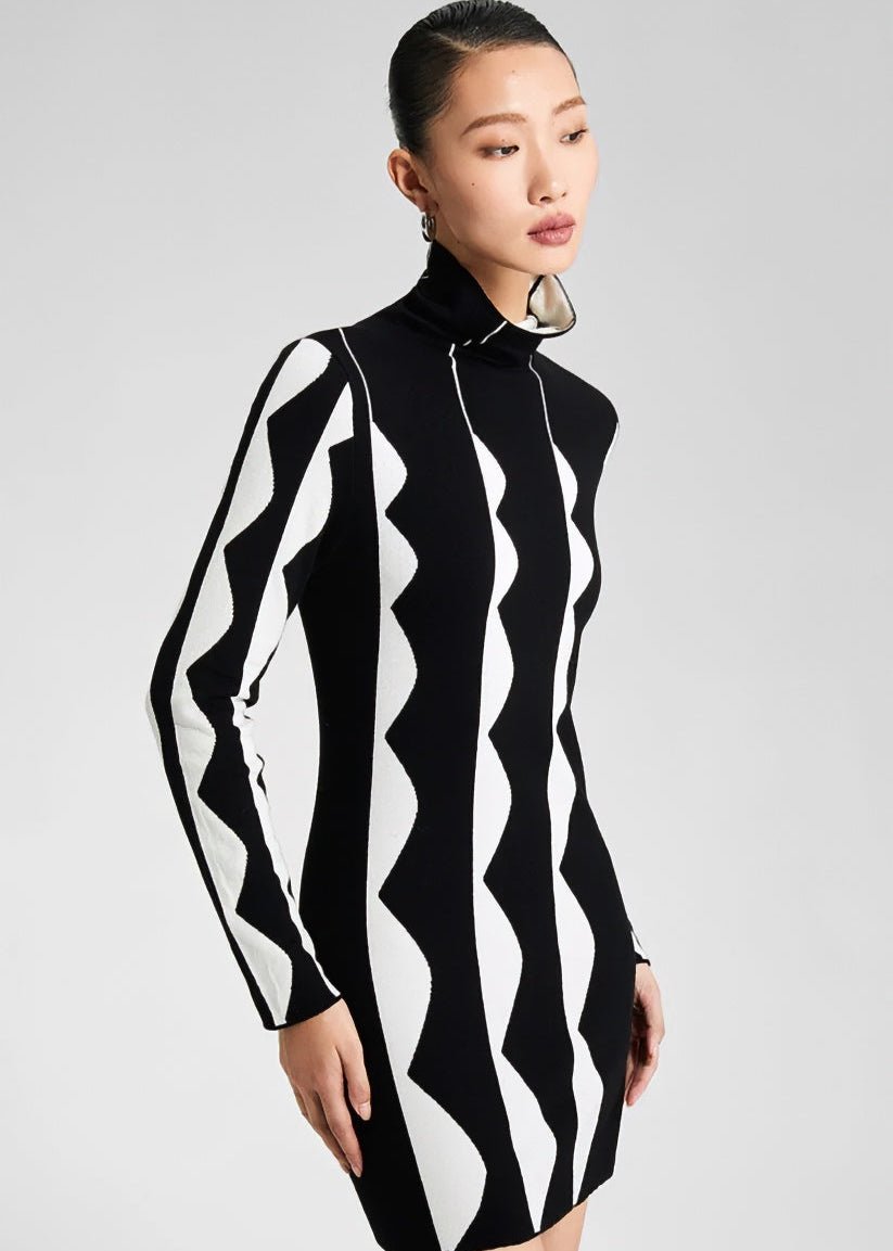 MIDI Short knit dress - Vera Lumina