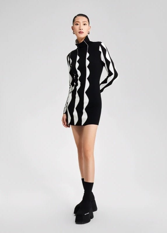 MIDI Short knit dress - Vera Lumina