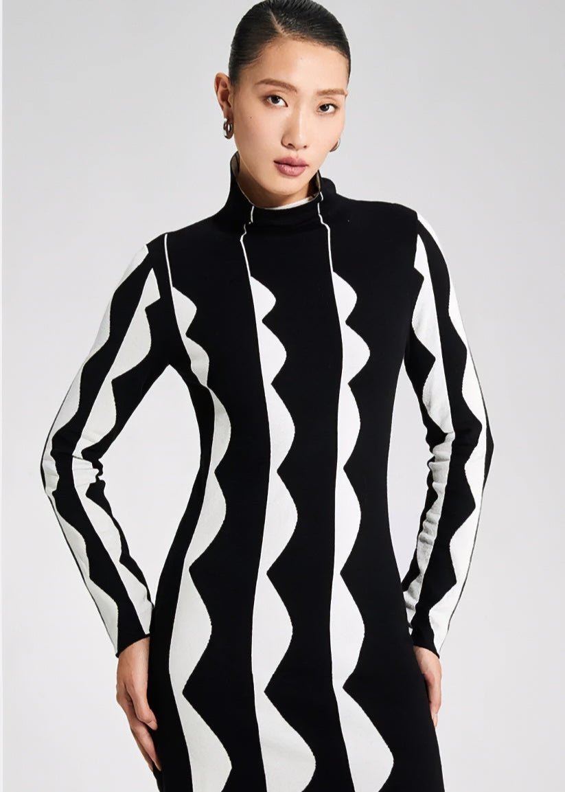MIDI Short knit dress - Vera Lumina