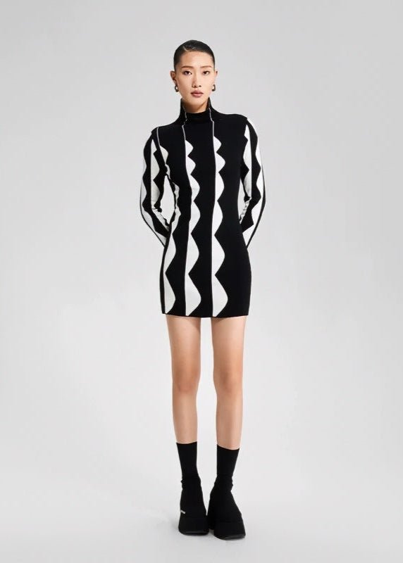 MIDI Short knit dress - Vera Lumina