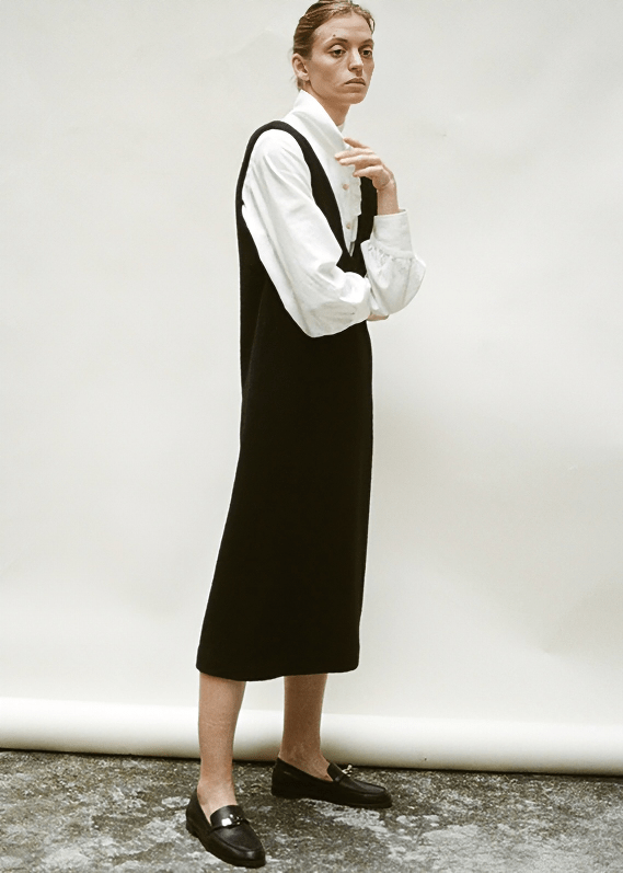 MINIMALIST PINAFORE DRESS - Vera Lumina