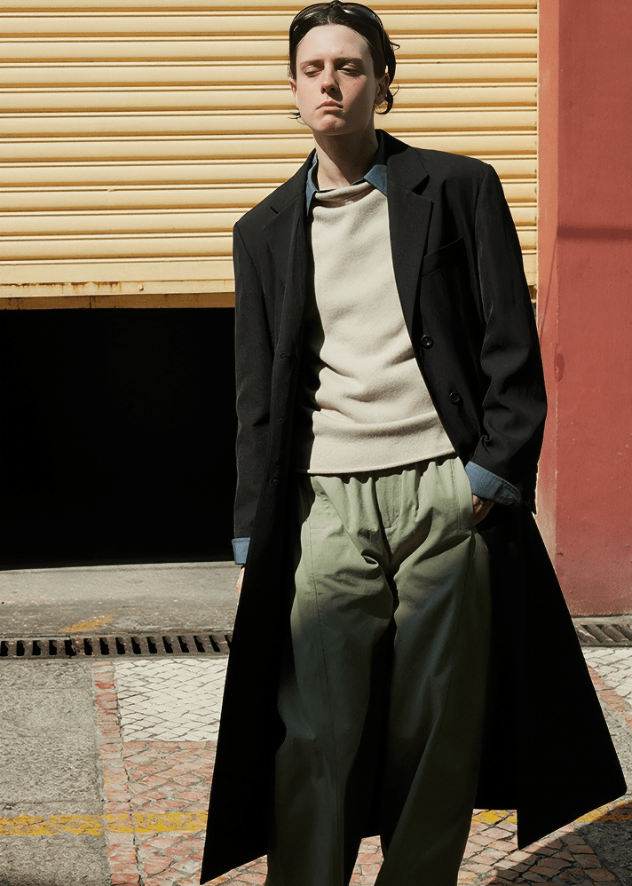 MONOLITHIC TAILORED COAT - Vera Lumina