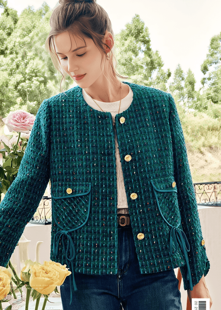 MULTICOLORED TWEED CHANEL JACKET - Vera Lumina