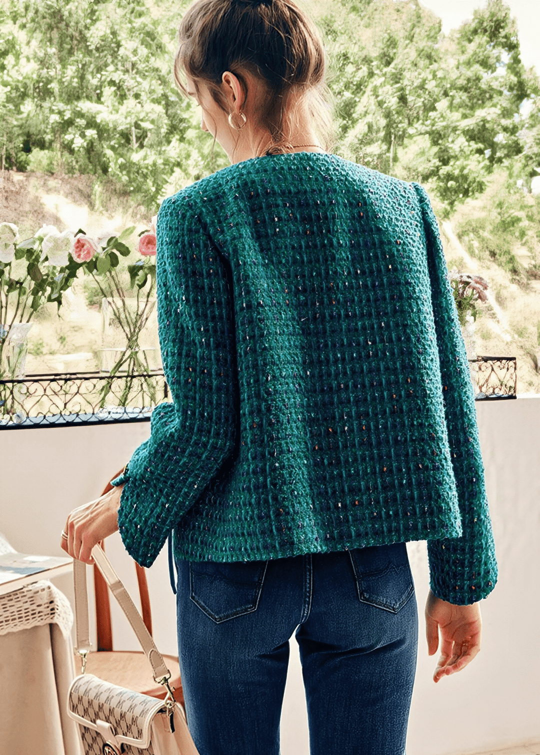 MULTICOLORED TWEED CHANEL JACKET - Vera Lumina