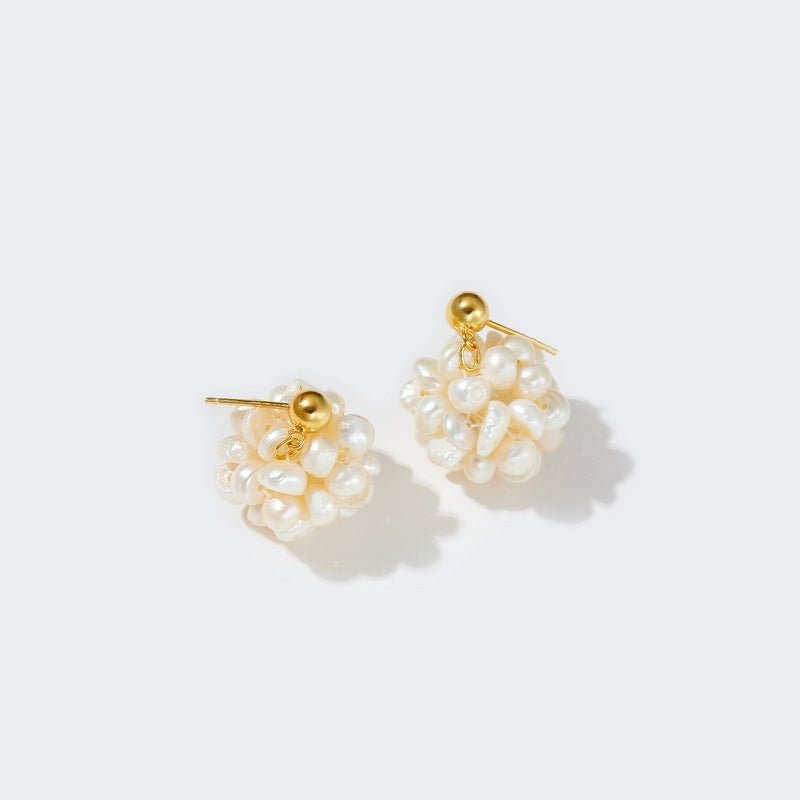 Natural Freshwater Earrings - Vera Lumina