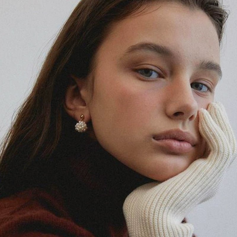 Natural Freshwater Earrings - Vera Lumina