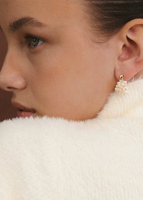 Natural Freshwater Earrings - Vera Lumina