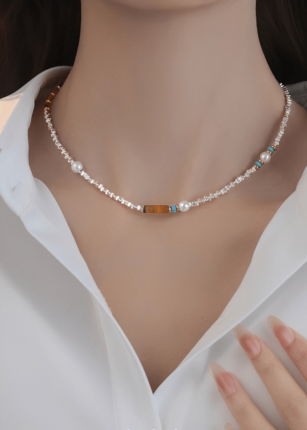 NOMAD BEADS NECKLACE - Vera Lumina