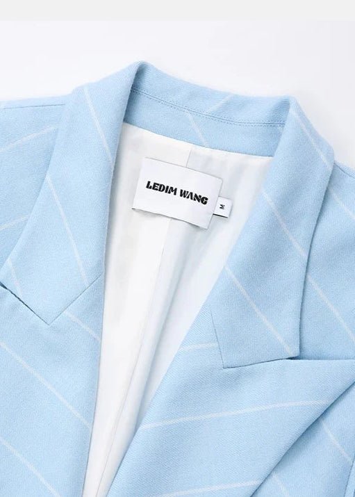 Oblique strip loose suit jacket - Vera Lumina