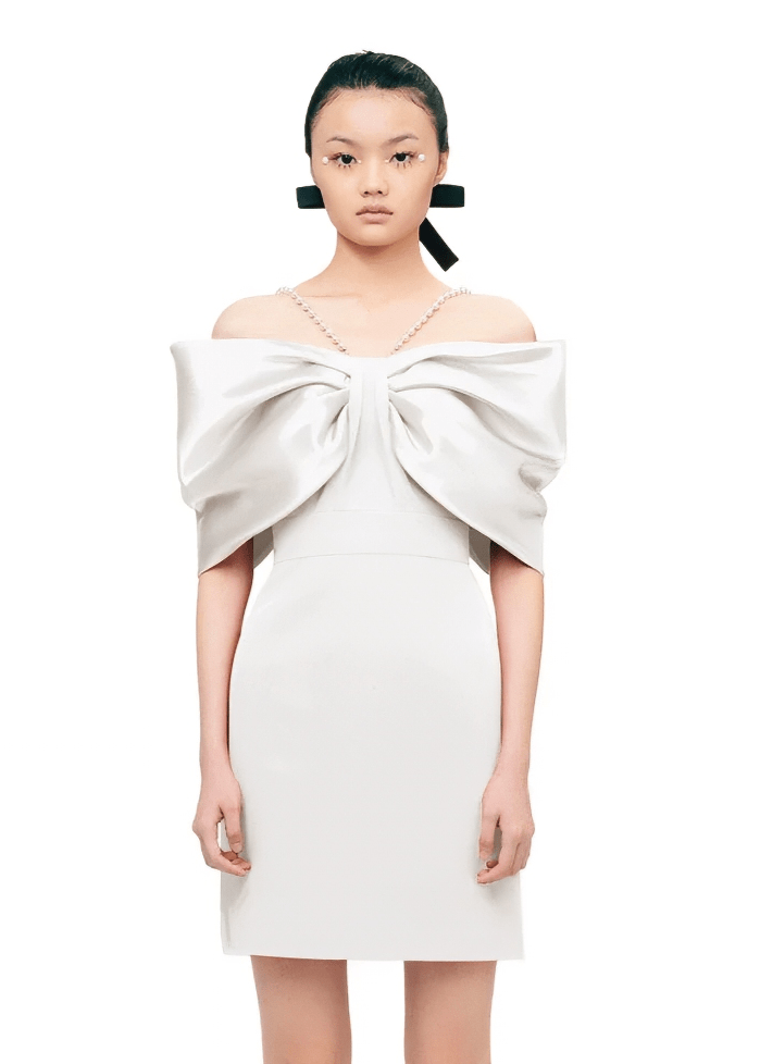 off - shoulder cocktai dress - Vera Lumina